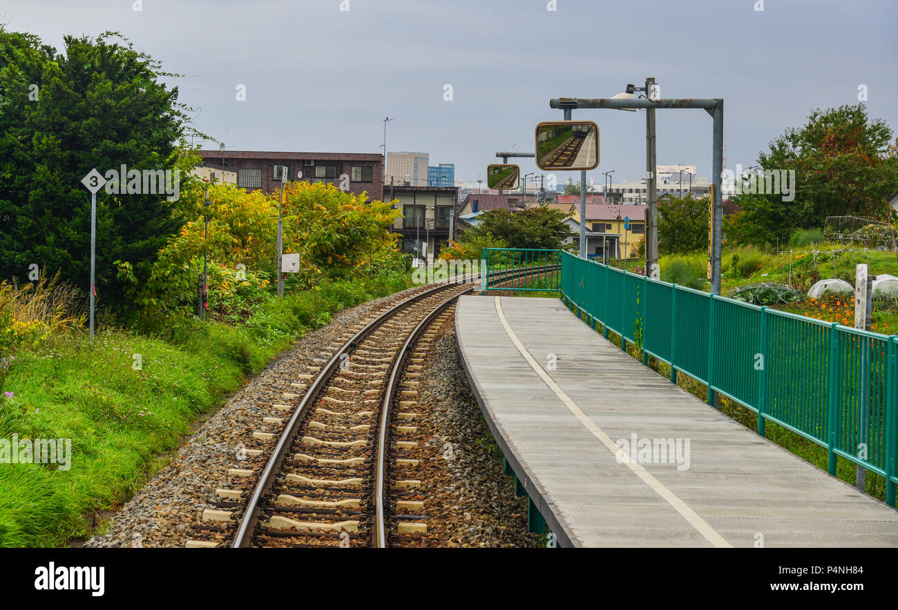 Rural japan railways station hi-res stock photography and images - Alamy