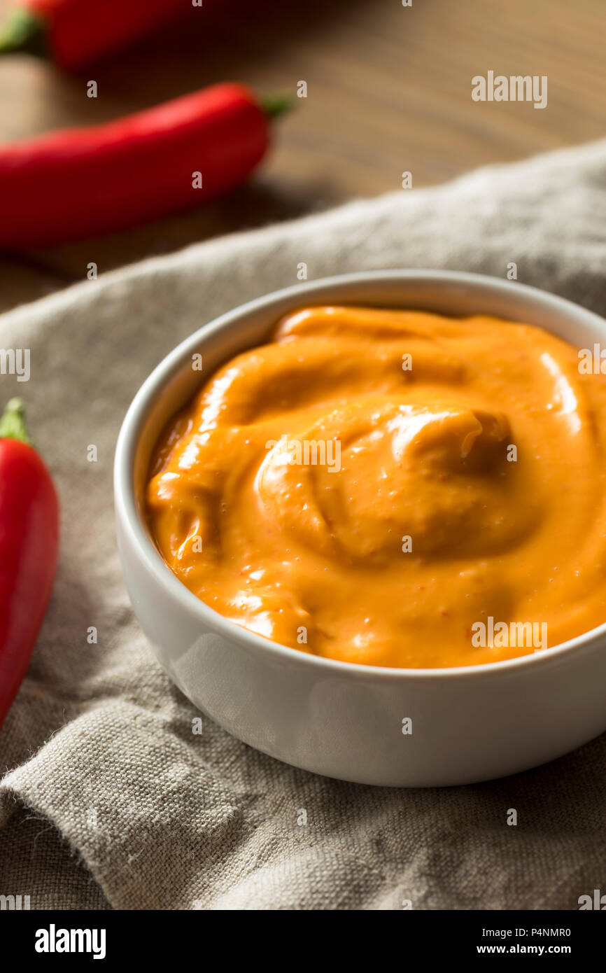 Homemade Spicy Mayo Aioli Ready to Use Stock Photo Alamy