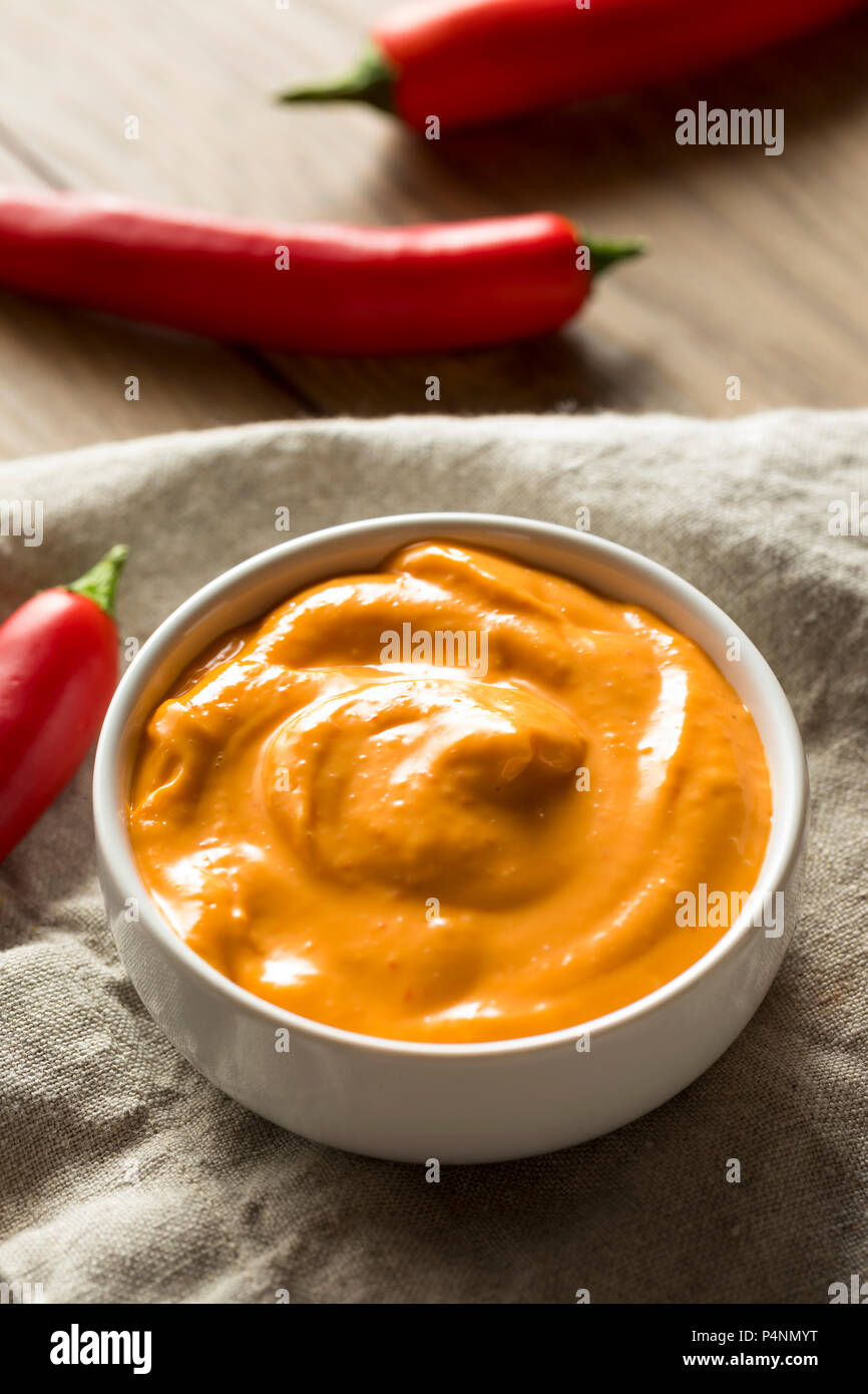Homemade Spicy Mayo Aioli Ready to Use Stock Photo Alamy