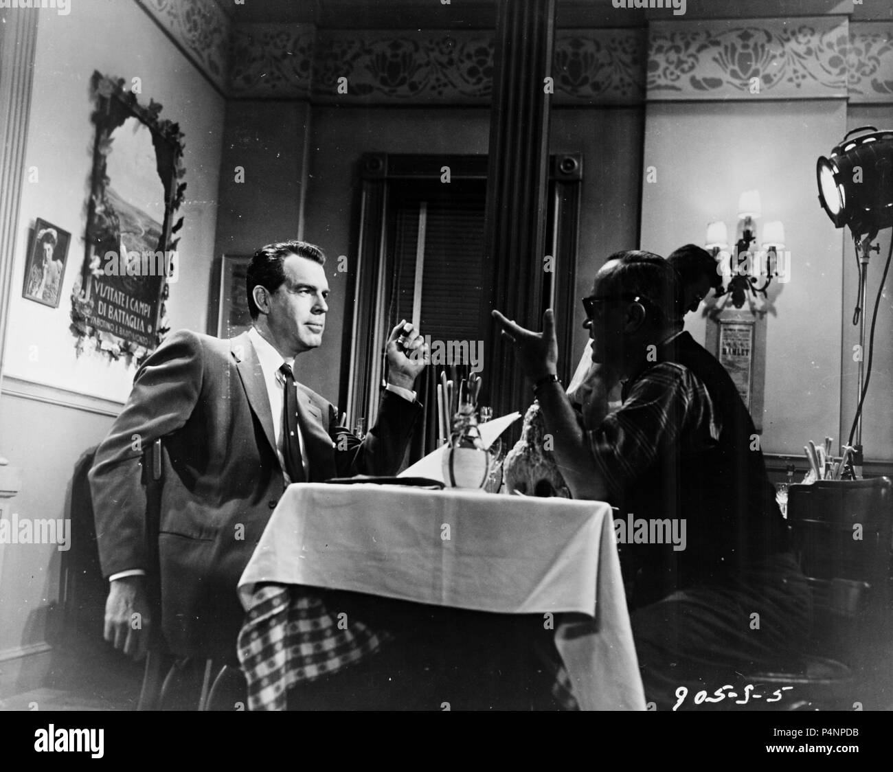 Original Film Title: WOMAN'S WORLD.  English Title: A WOMAN'S WORLD.  Film Director: JEAN NEGULESCO.  Year: 1954.  Stars: FRED MACMURRAY; JEAN NEGULESCO. Credit: 20TH CENTURY FOX / Album Stock Photo