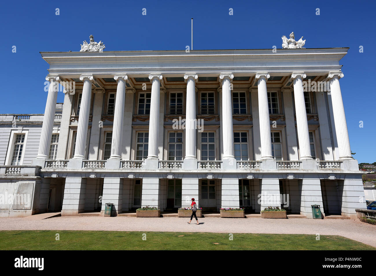 Oldway Mansion in Paignton, Devon. The house was built as a private