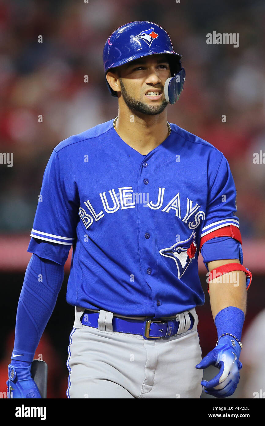 Blue Jays Lourdes Gurriel Jr. 2021 All Black Fashion Serise Replica Black White Jersey