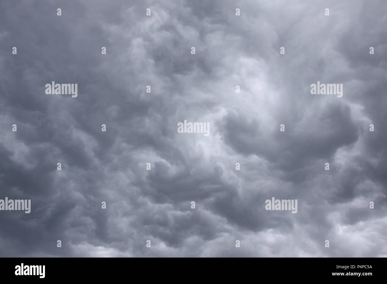 Sky with thunderclouds – rain clouds Stock Photo