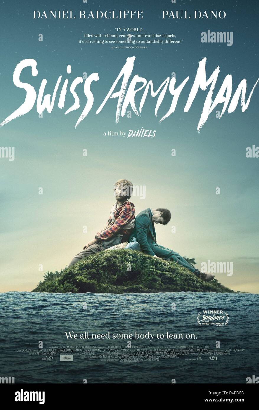 Original Film Title: SWISS ARMY MAN.  English Title: SWISS ARMY MAN.  Film Director: DAN KWAN; DANIEL SCHEINERT.  Year: 2016. Credit: BLACKBIRD FILMS / Album Stock Photo