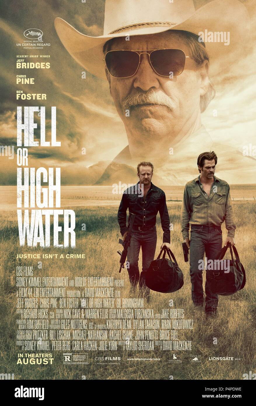 Original Film Title: HELL OR HIGH WATER.  English Title: HELL OR HIGH WATER.  Film Director: DAVID MACKENZIE.  Year: 2016. Credit: FILMS 44/ODDLOT ENT/SIDNEY KIMMEL ENT / Album Stock Photo
