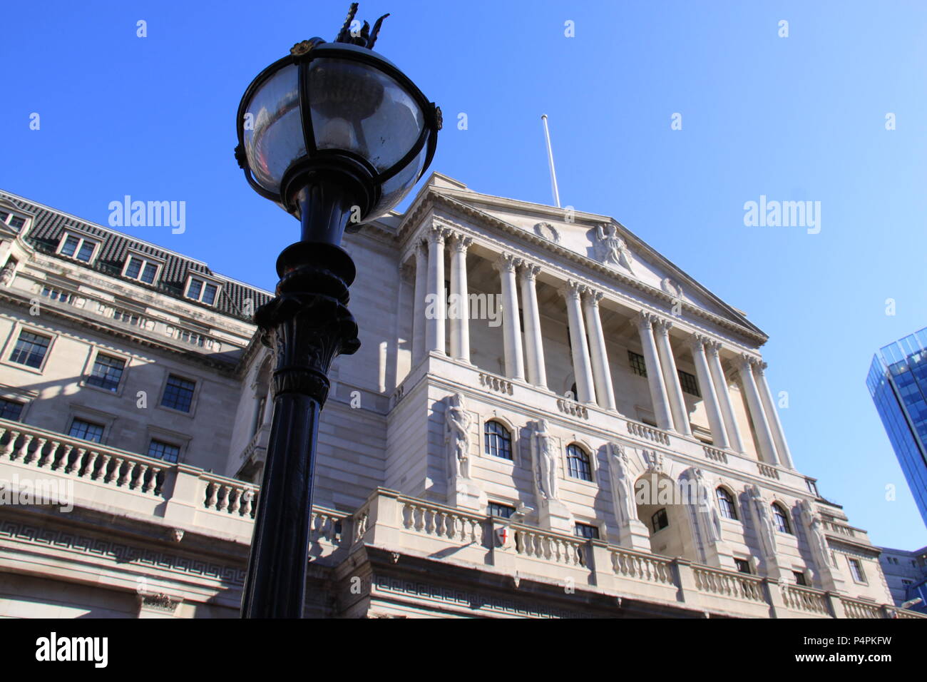 The Bank of England (owned by the UK Government) in the financial district of London, England, UK PETER GRANT Stock Photo