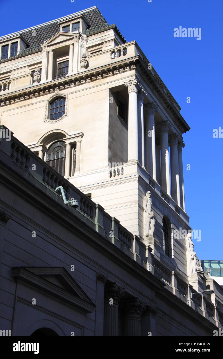 The Bank of England (owned by the UK Government) in the financial district of London, England, UK PETER GRANT Stock Photo