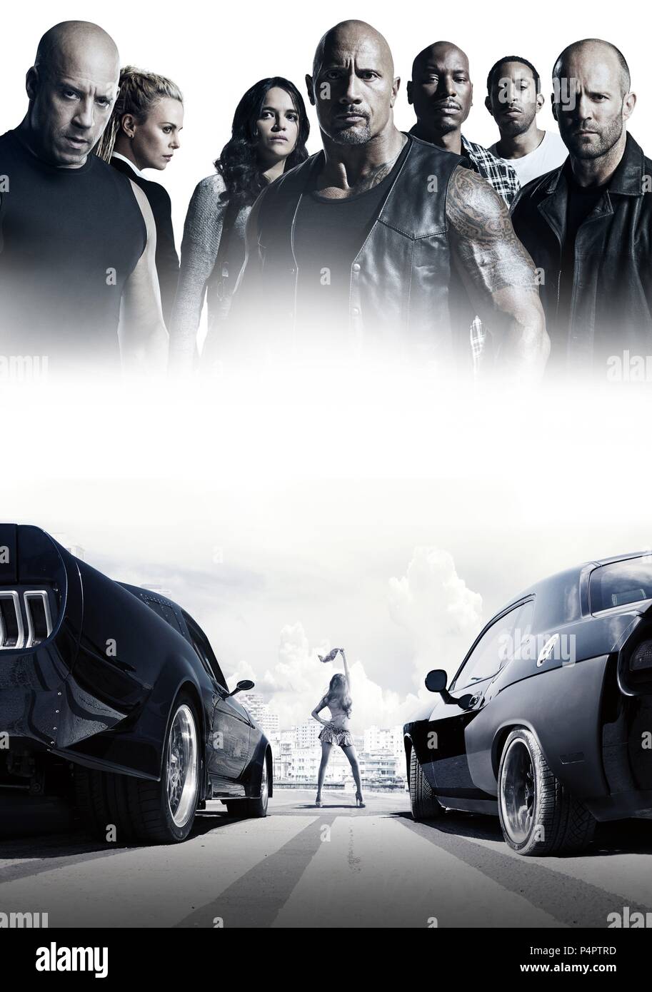 Original Film Title: FAST & FURIOUS 8. English Title: FAST & FURIOUS 8.  Film Director: F. GARY GRAY. Year: 2017. Stars: CHARLIZE THERON; LUDACRIS;  THE ROCK; VIN DIESEL; MICHELLE RODRIGUEZ; JASON STATHAM;