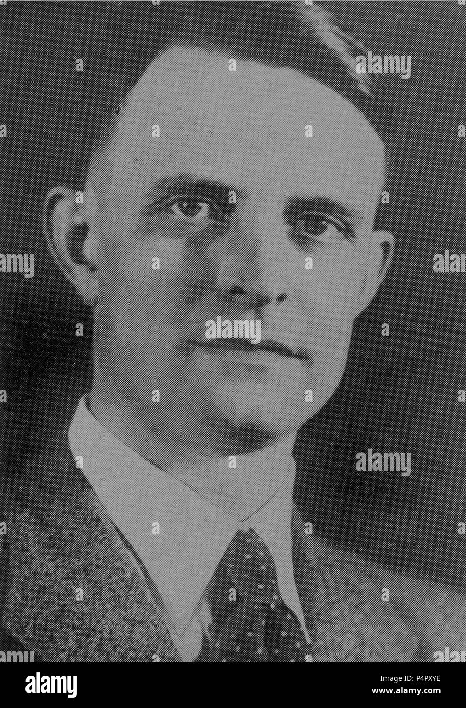 HEINRICH VON STACKELBERG (1905-1946) ECONOMISTA ALEMAN. Stock Photo