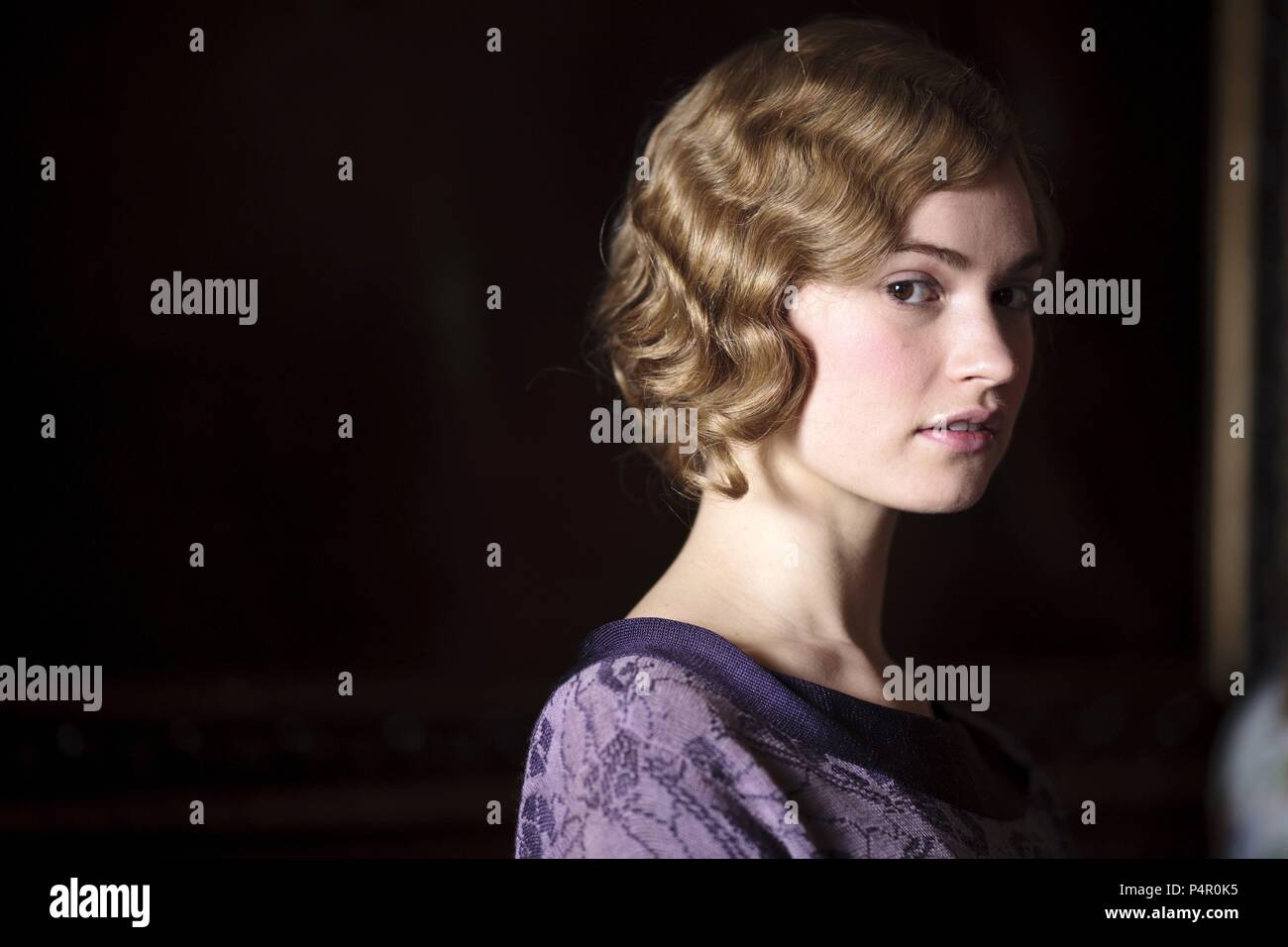 Lily james downton abbey hires stock photography and images Alamy