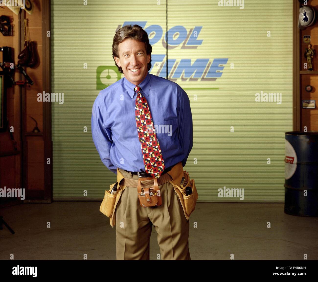 Original Film Title: HOME IMPROVEMENT.  English Title: HOME IMPROVEMENT.  Film Director: MATT WILLIAMS.  Year: 1991.  Stars: TIM ALLEN. Credit: TOUCHSTONE TELEVISION / Album Stock Photo