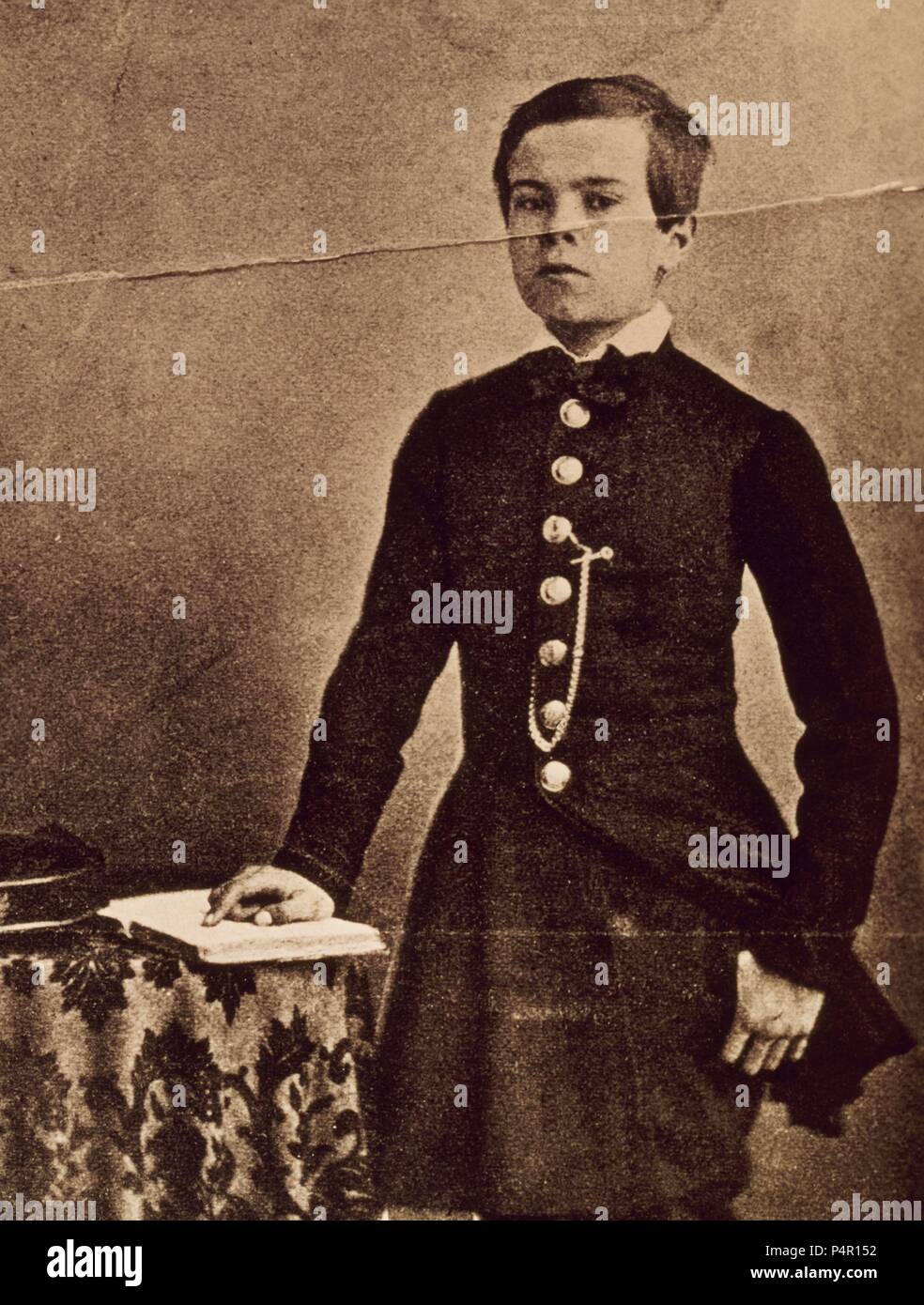 PAUL VERLAINE (1844-1896) POETA FRANCES PERTENECIENTE AL MOVIMIENTO SIMBOLISTA. Stock Photo