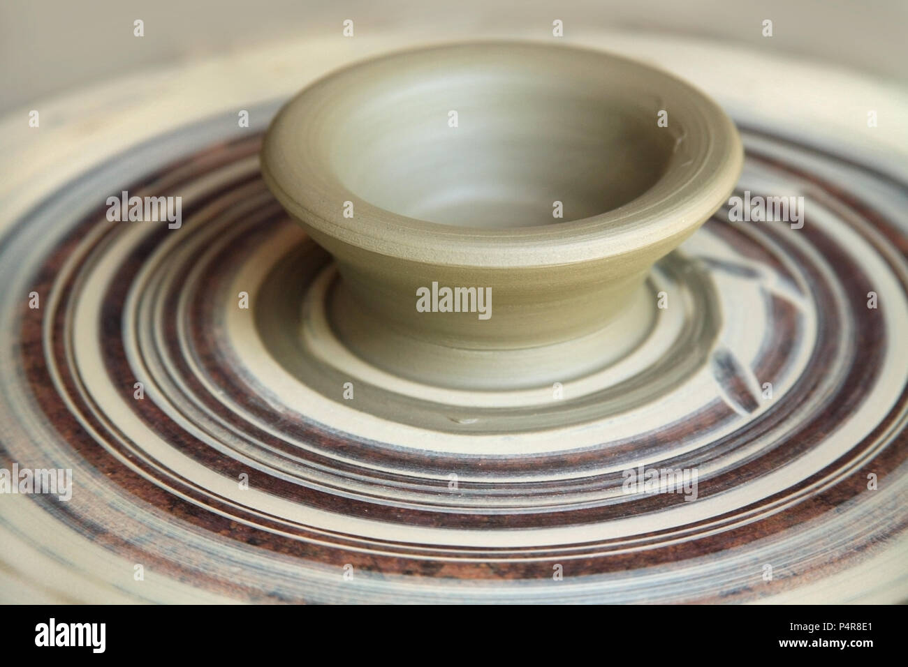 Clay on pottery wheel, artisan crafts, cheramic art, clay pot, patella