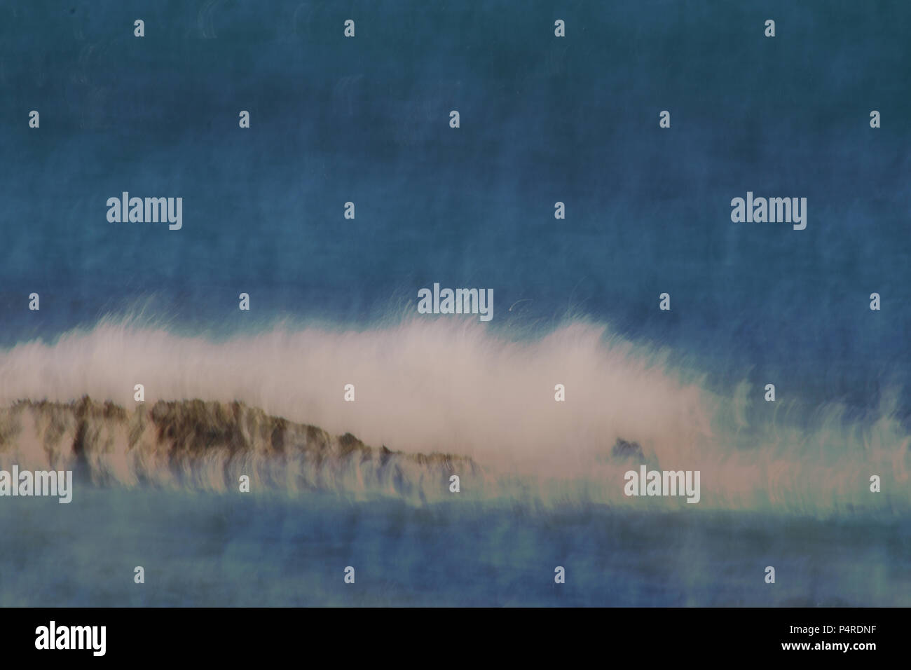 Abstract background in blue Stock Photo