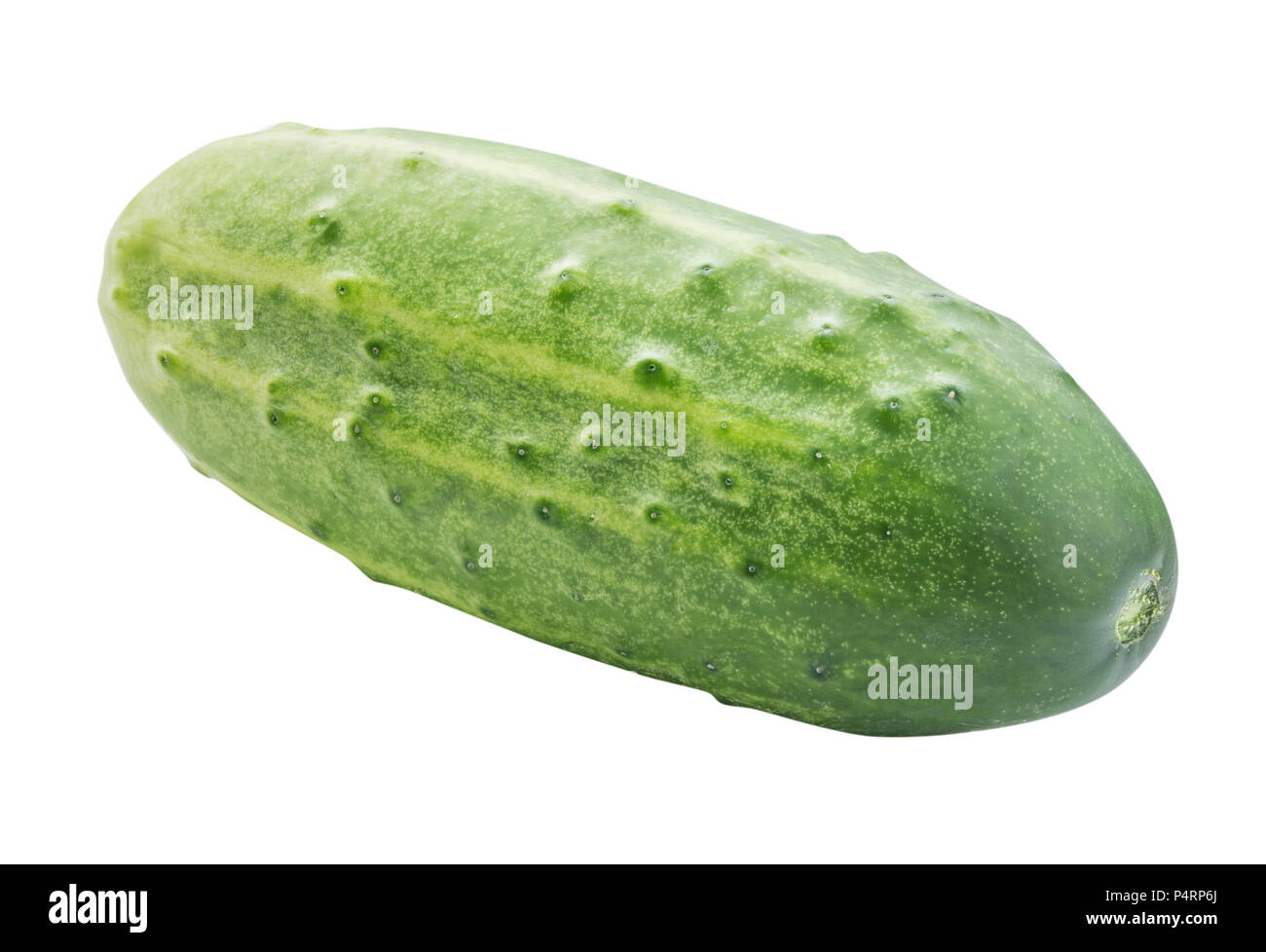 Fresh cucumber isolated on white background Stock Photo
