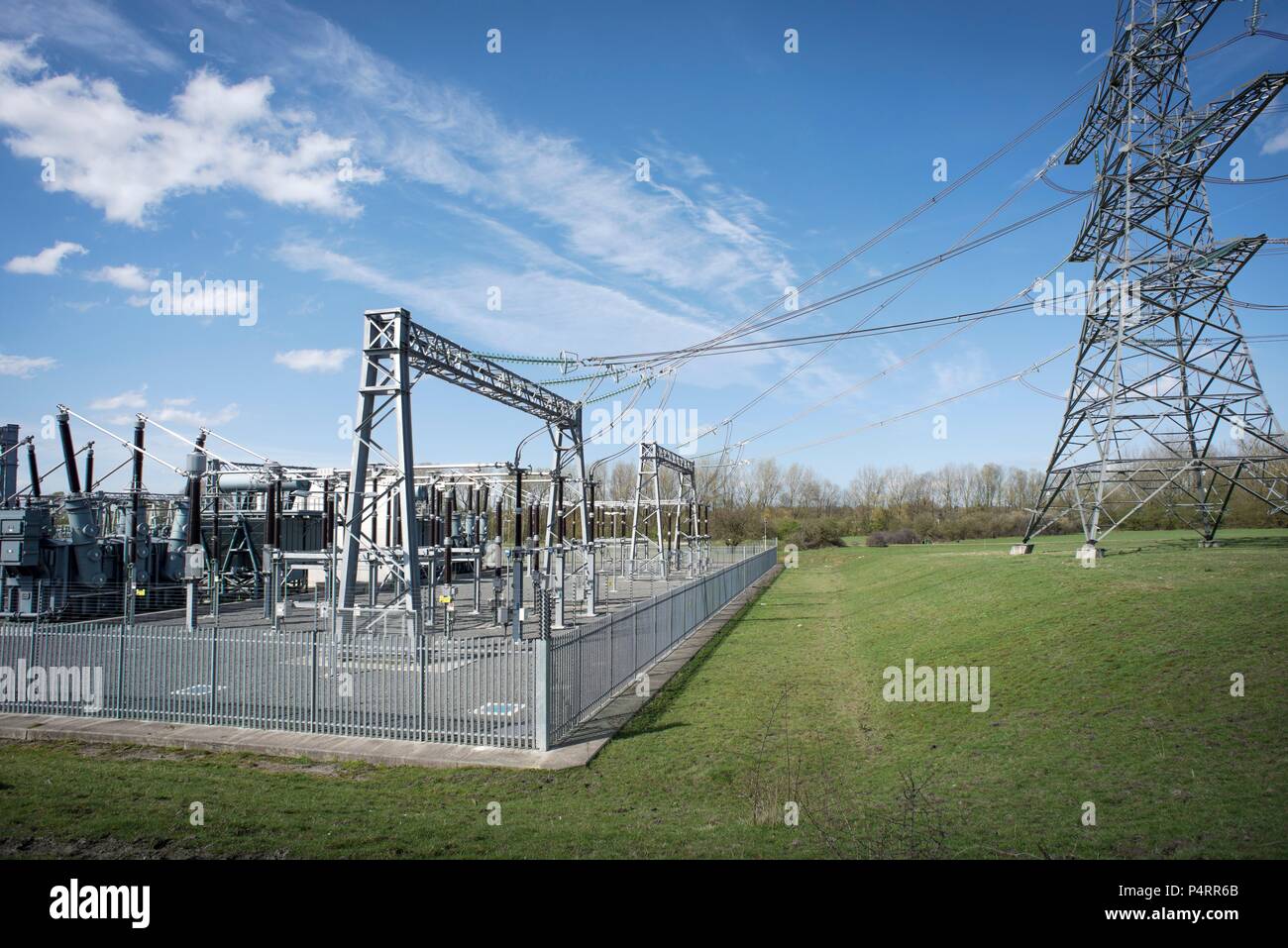 National Grid Power Substation Uk Hi res Stock Photography And Images 