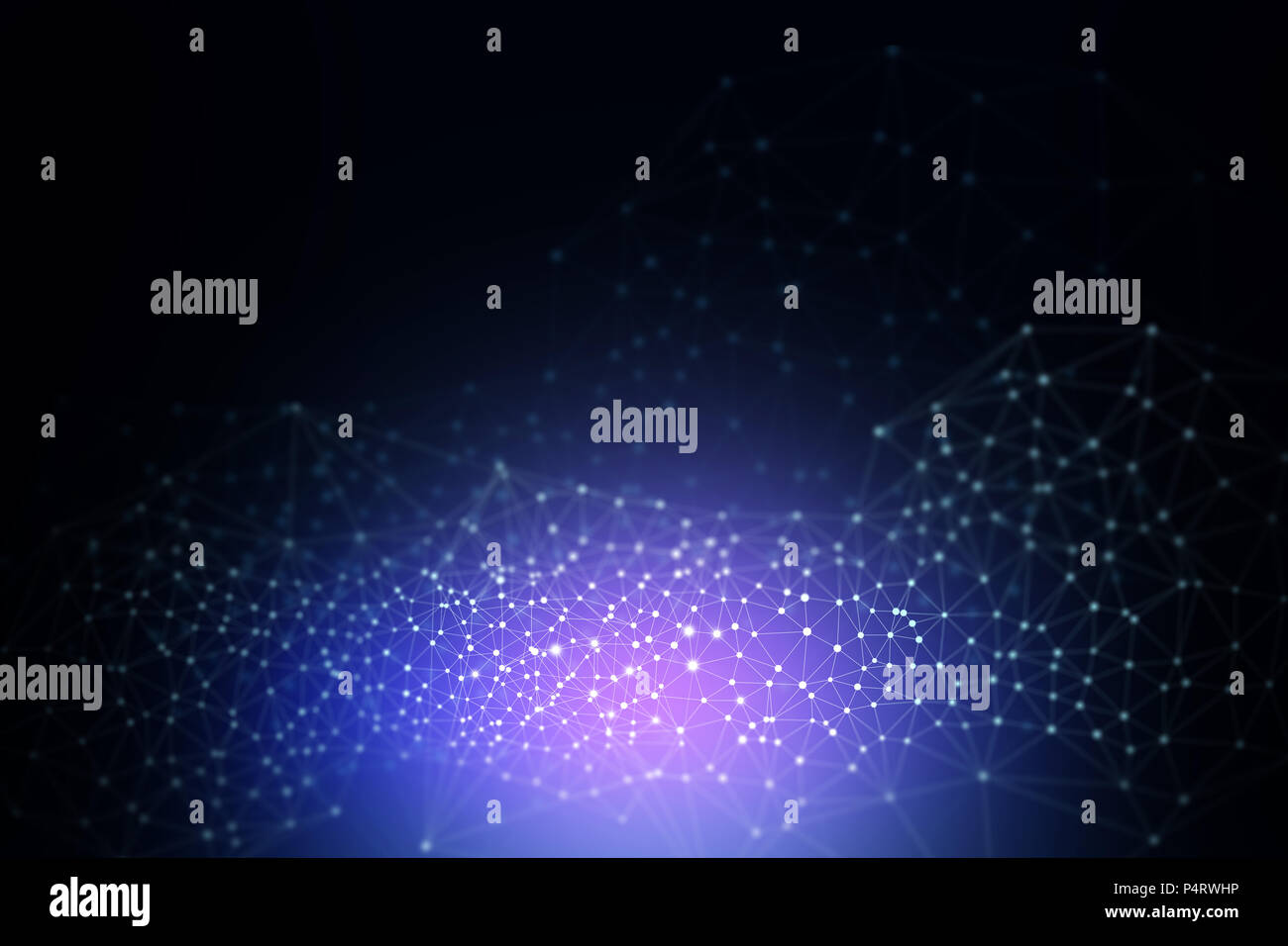 Low poly background with connecting lines and dots Stock Photo - Alamy