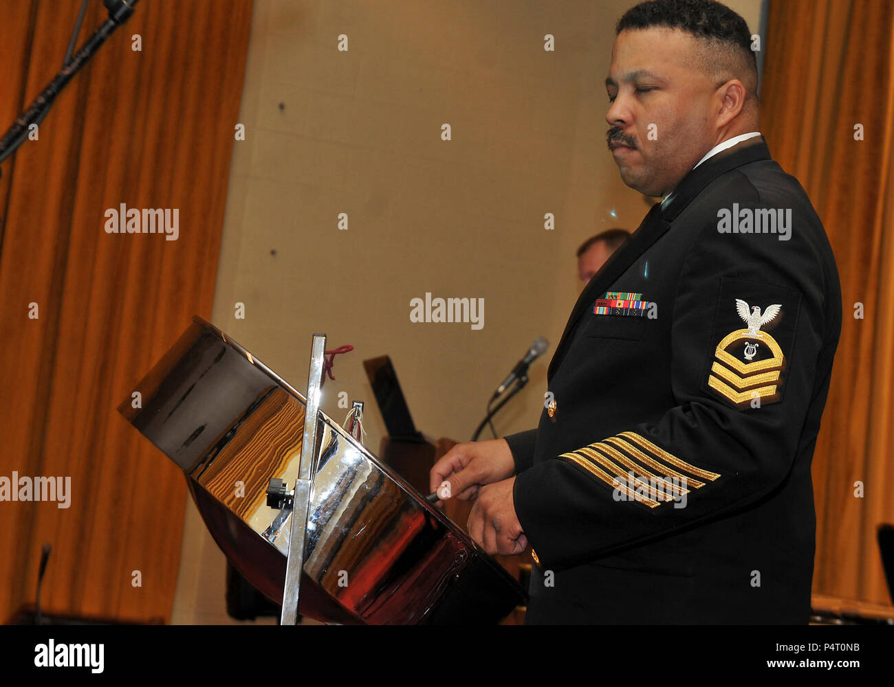 NORFOLK (Feb. 24, 2012) Chief Musician Stacy Loggins, a member of the U