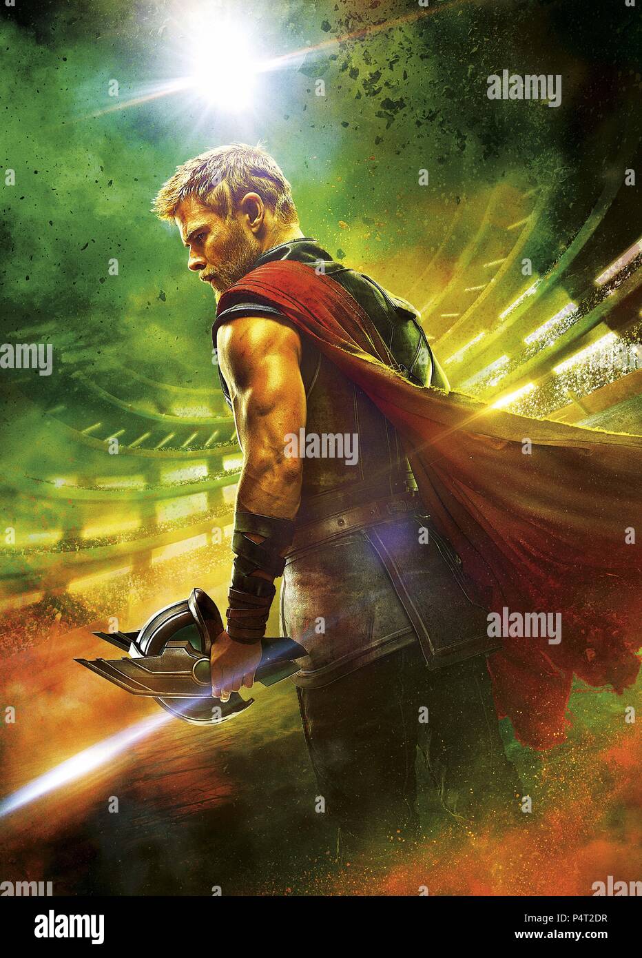 Original Film Title: THOR: RAGNAROK.  English Title: THOR: RAGNAROK.  Film Director: TAIKA WAITITI.  Year: 2017.  Stars: CHRIS HEMSWORTH. Credit: MARVEL STUDIOS/WALT DISNEY PICTURES / Album Stock Photo