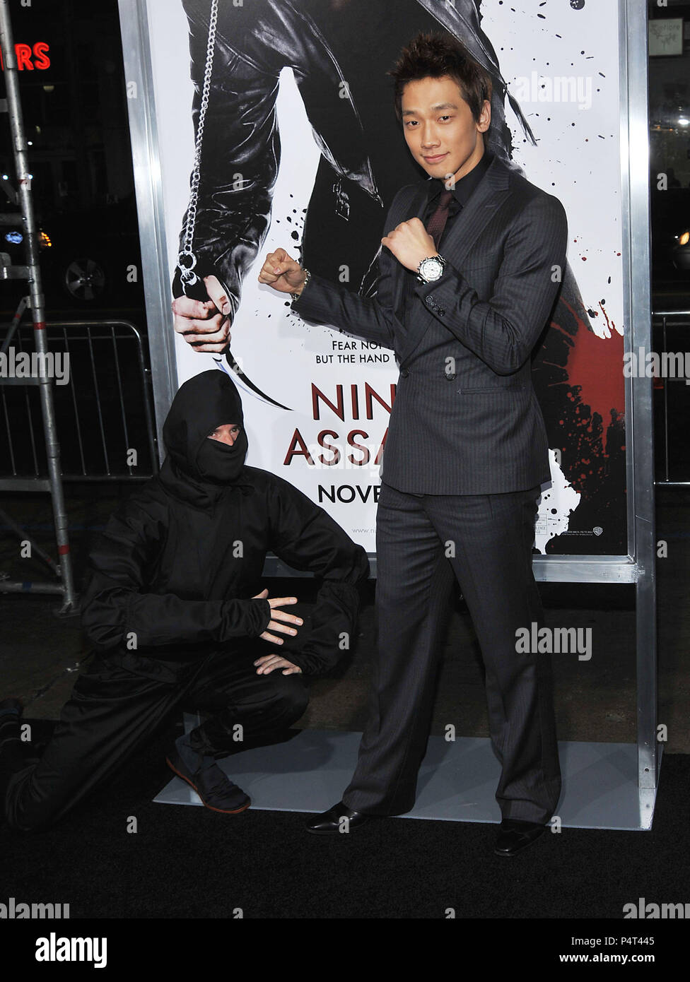 Rain Raizo The Premiere of 'Ninja Assassin' held at Grauman's Chinese  Theatre Los Angeles, California, USA - 19.11.09 : .com Stock Photo - Alamy