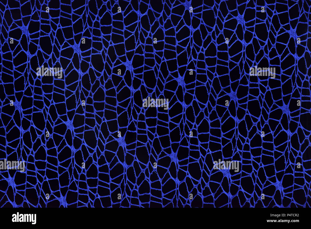 Abstract Blue Thread Like Abstract background of woven blue threads on a black background Stock ...