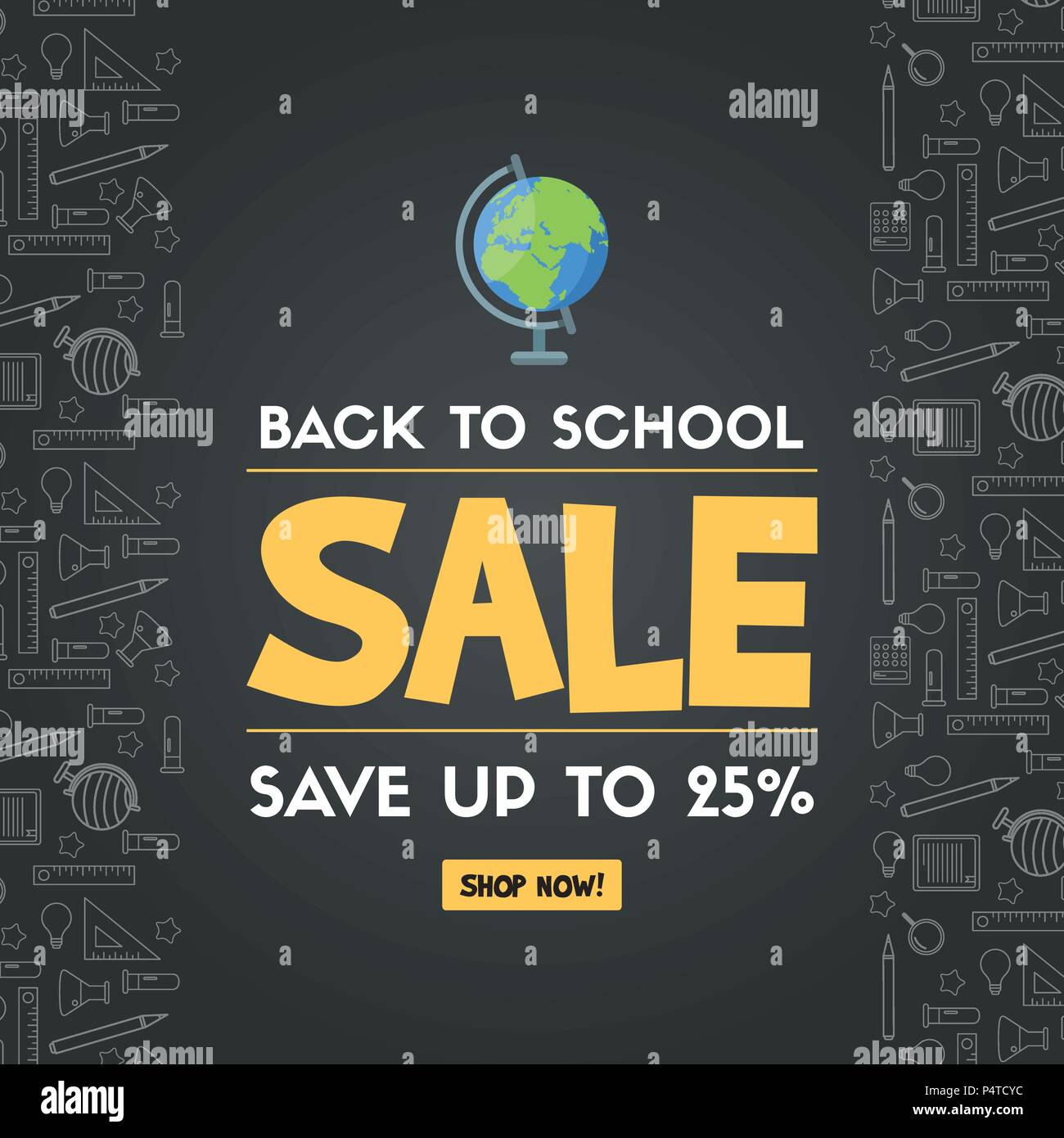 Back to school sale sign Stock Vector Image & Art Alamy