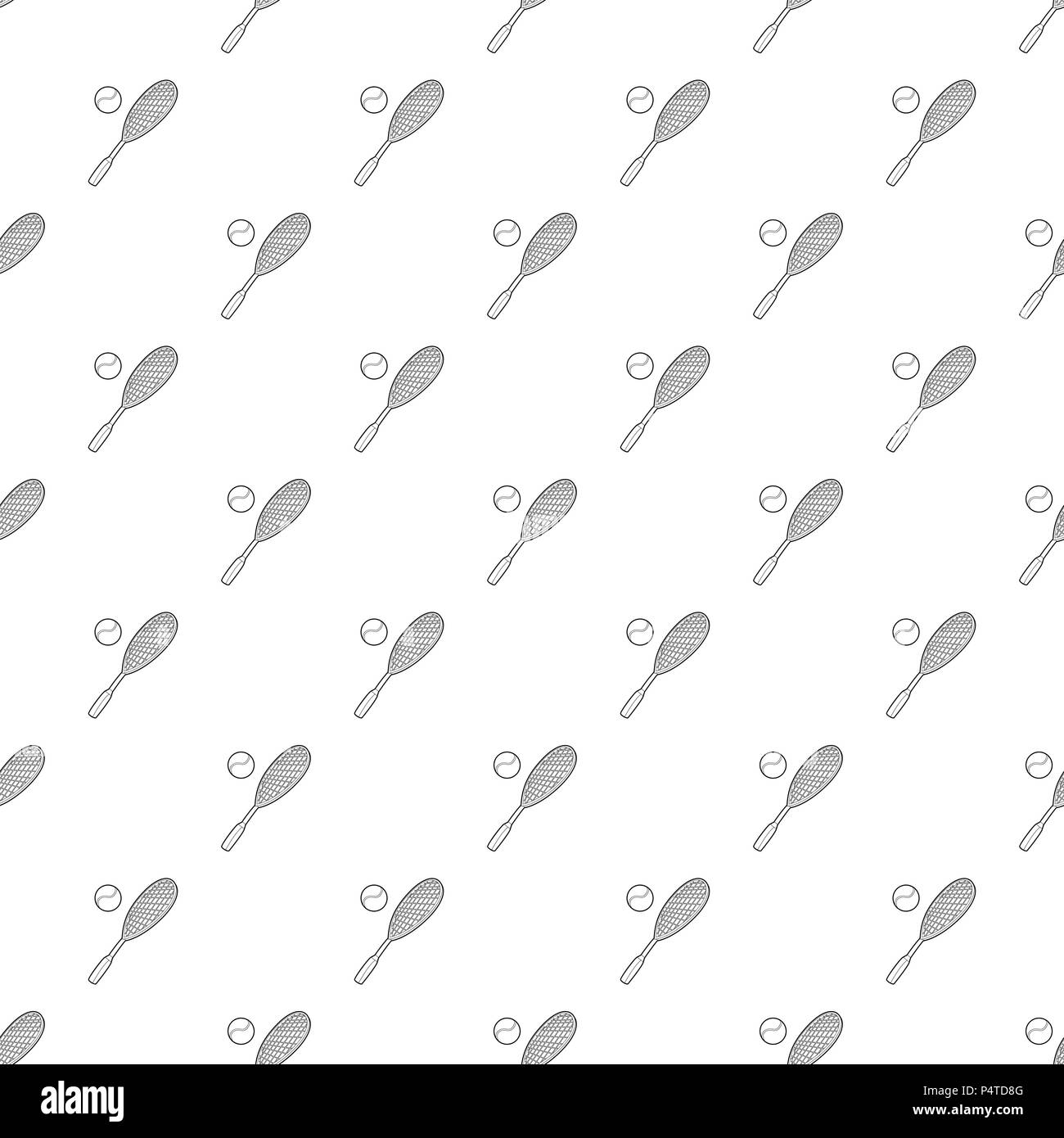 Tennis sport pattern vector seamless Stock Vector Image & Art - Alamy