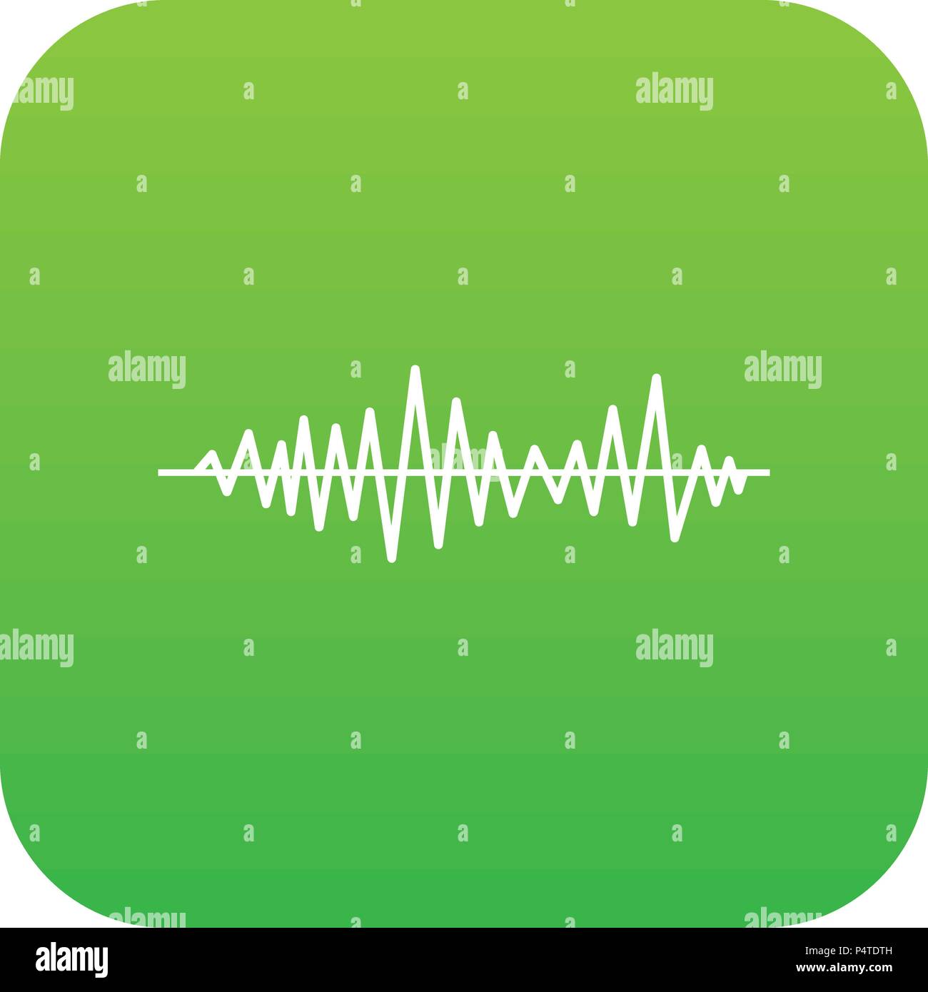Music sound waves icon digital green Stock Vector Image & Art - Alamy