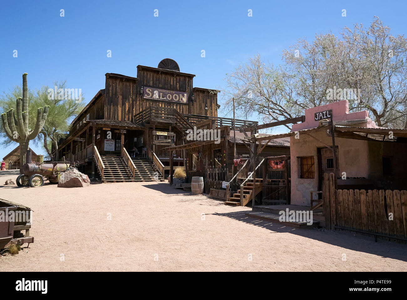Old Western Town Stock Photo