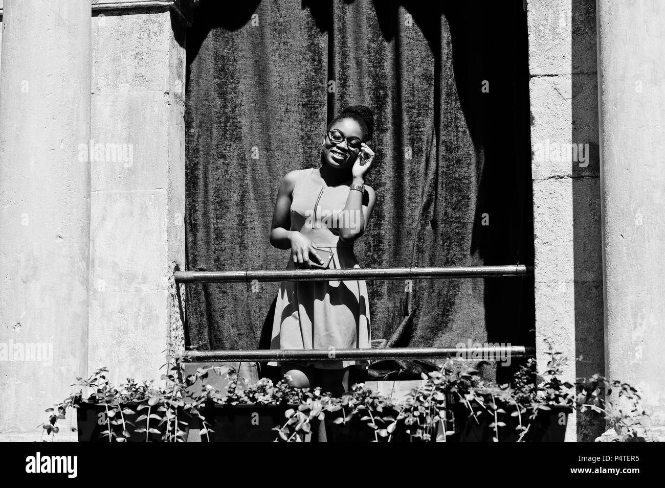 African american woman Black and White Stock Photos & Images - Alamy