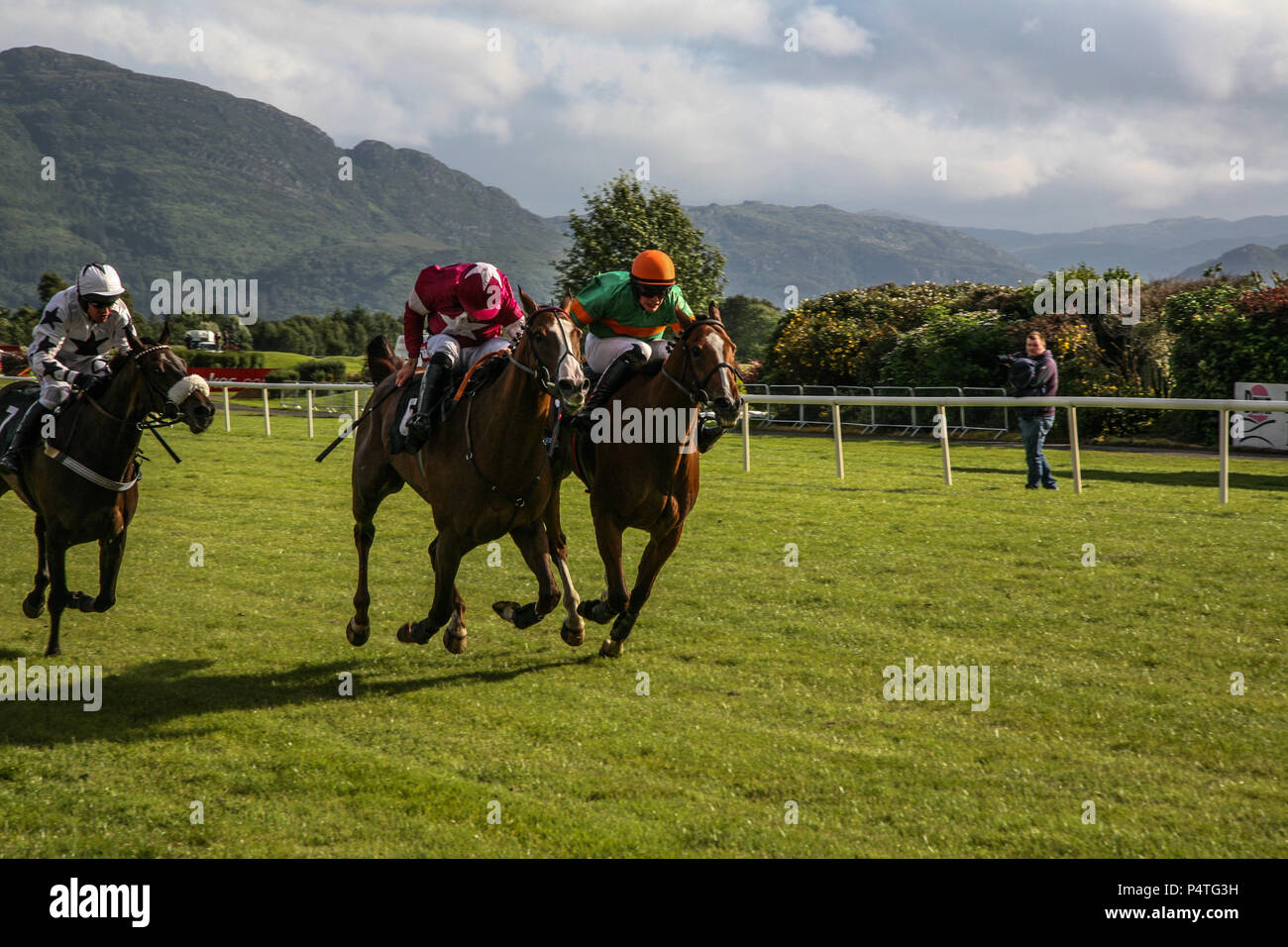 Killarney Horse Race, County Kerry, Ireland. Stock Photo