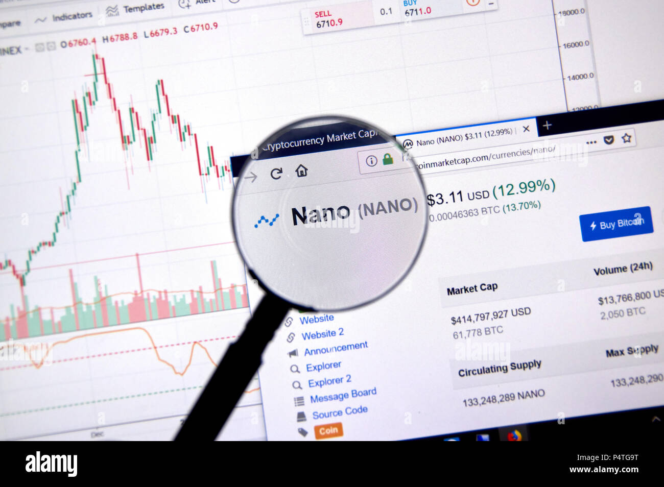 Cryptocurrency wallpaper hi-res stock photography and images - Page 5 -  Alamy