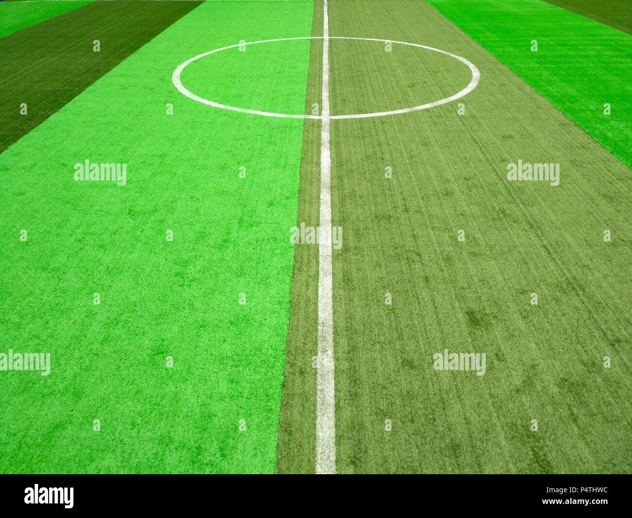 central circle of an indoor soccer field Stock Photo Alamy
