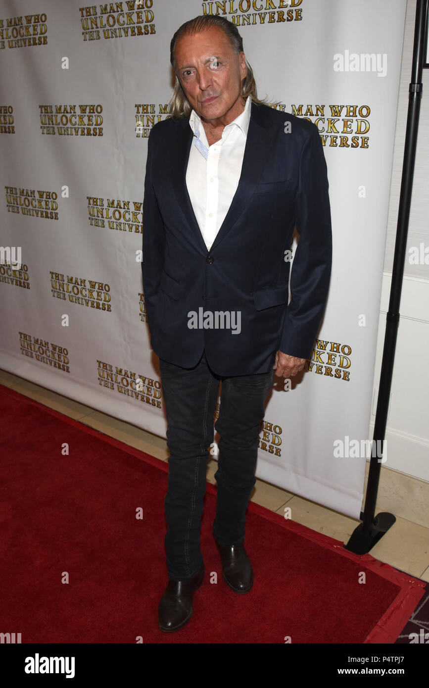 Armand Assante attends the Premiere of 'The Man Who Unlocked The Universe' at The London West Hollywood on June 21, 2018 in West Hollywood, California. Stock Photo