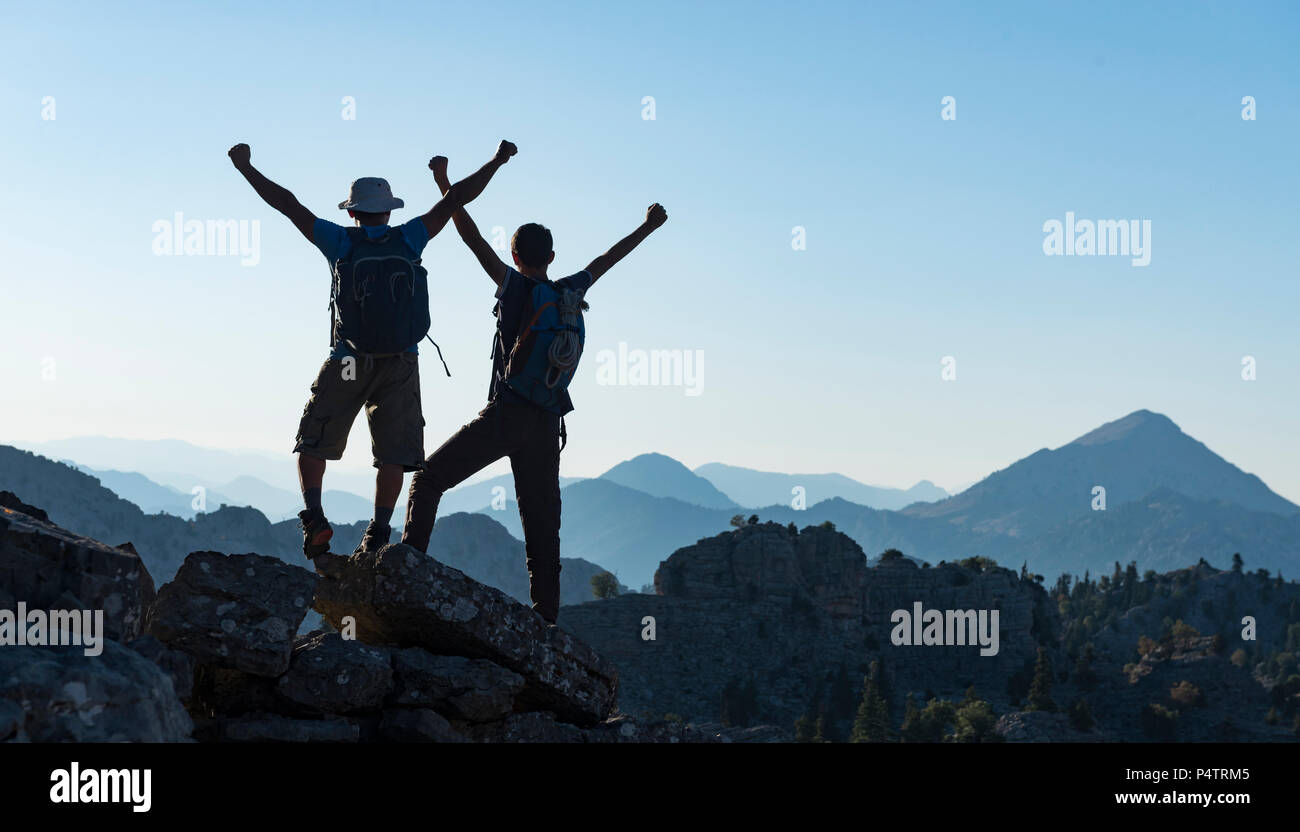 successful climb and glory Stock Photo Alamy