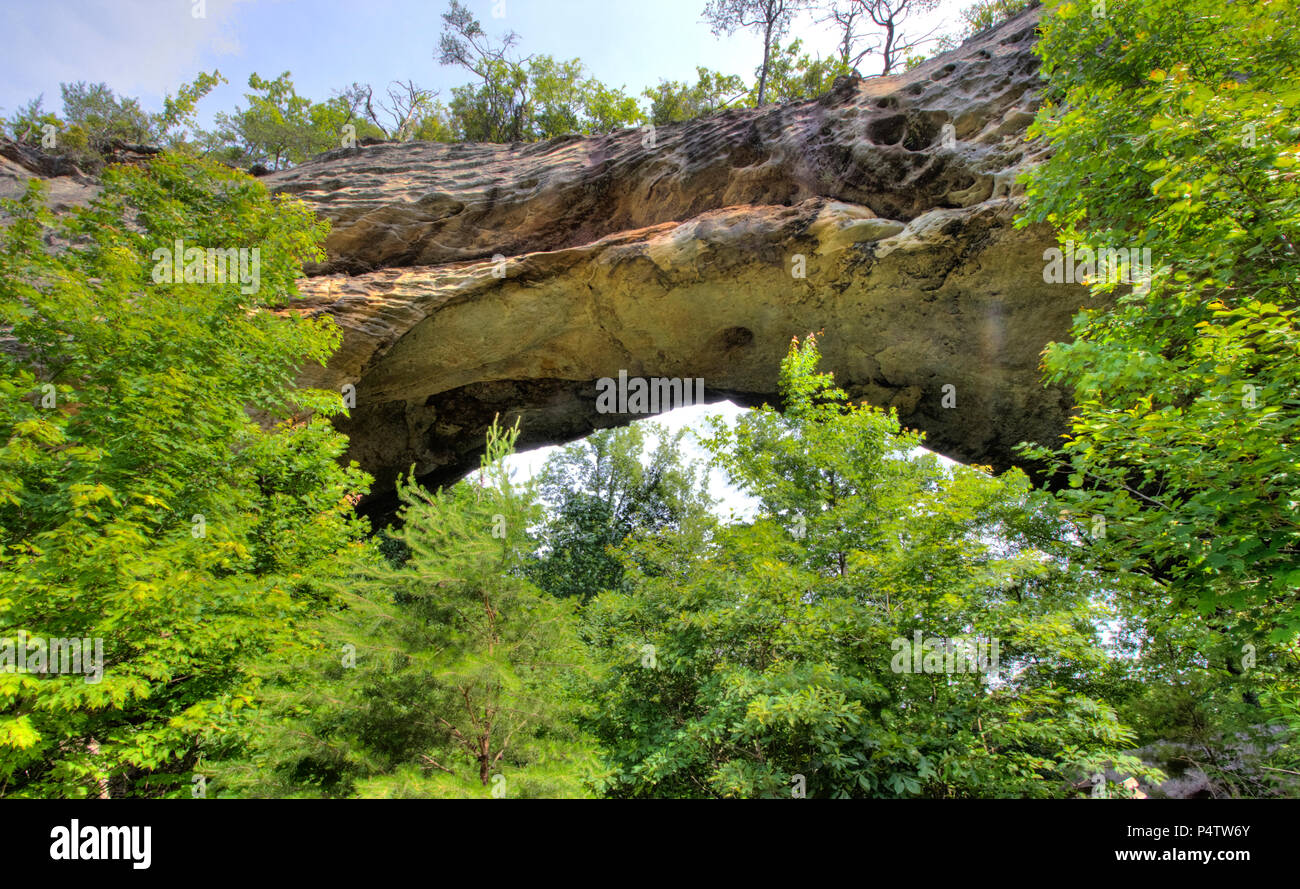 Natural Bridge, Kentucky Stock Photo Alamy