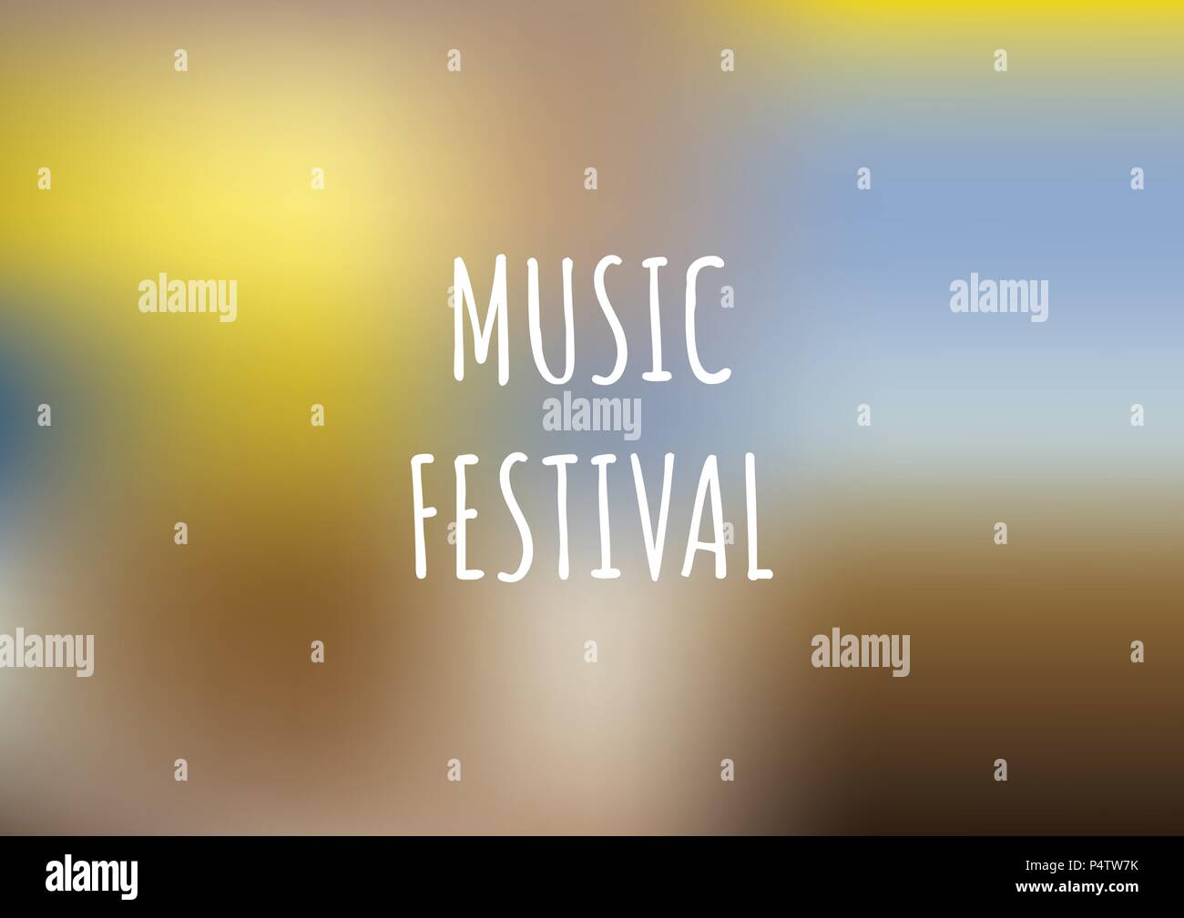 Gradient pattern background with text. Summer concept design. Vector illustration. Stock Vector