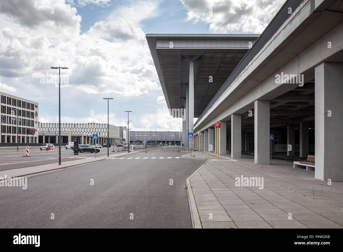 Schoenefeld, Germany, Berlin Brandenburg Airport Willy Brandt BER Stock Photo