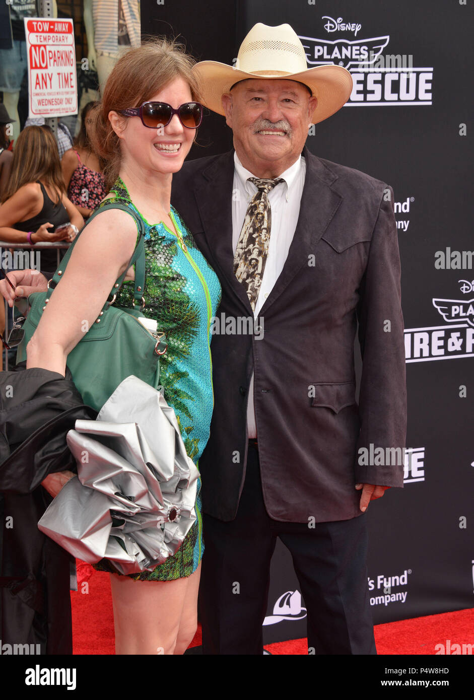 Barry corbin and wife red carpet event hires stock photography and