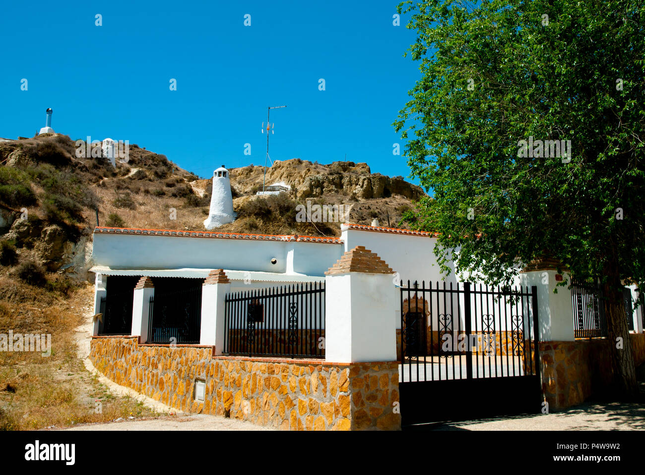 Cave House - Guadix - Spain Stock Photo