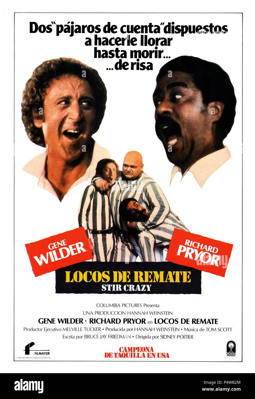 STIR CRAZY USオリジナル映画ポスター