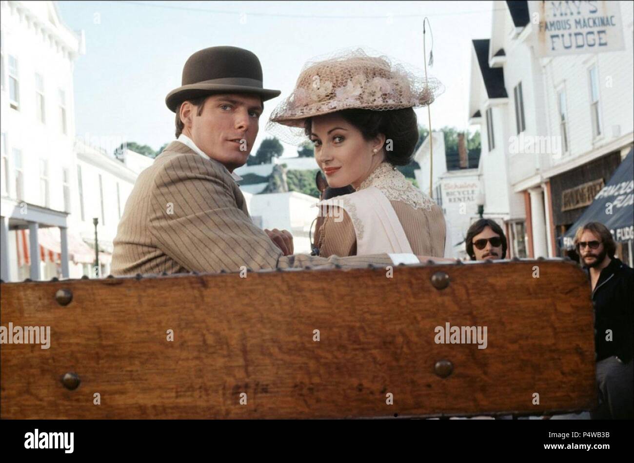 Original Film Title: SOMEWHERE IN TIME. English Title: SOMEWHERE IN TIME.  Film Director: JEANNOT SZWARC. Year: 1980. Stars: JANE SEYMOUR; CHRISTOPHER  REEVE. Credit: UNIVERSAL PICTURES / Album Stock Photo - Alamy, image size:1300x949