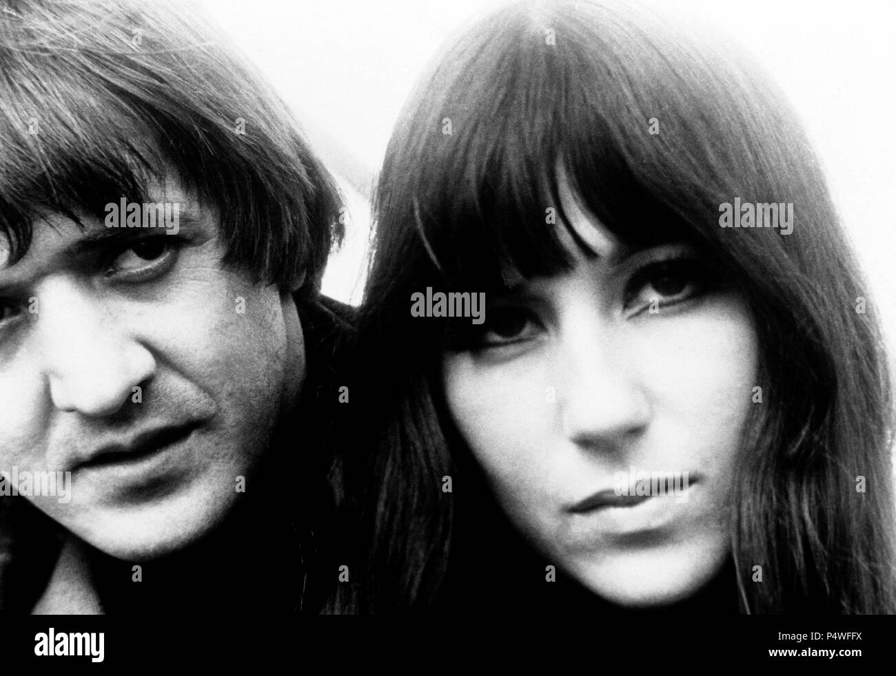 Sonny Bono & Cher. Stock Photo