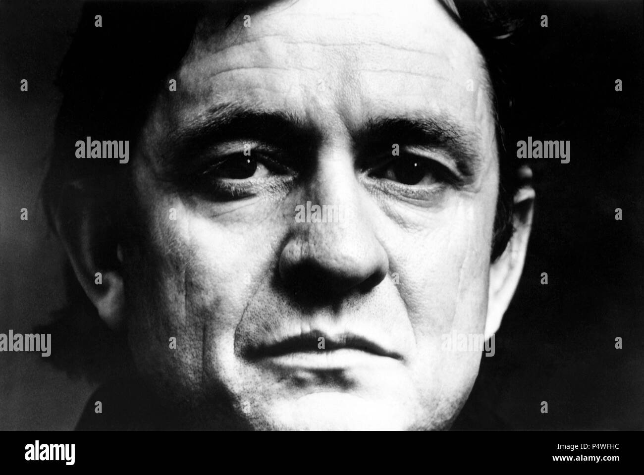 Johnny Cash Black And White Young