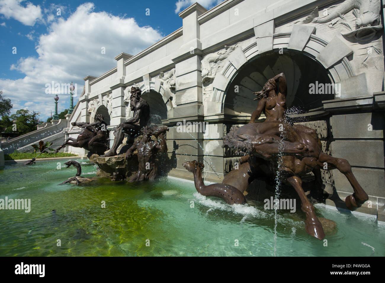 The Court of Neptune Fountain in front of the Library of Congress
