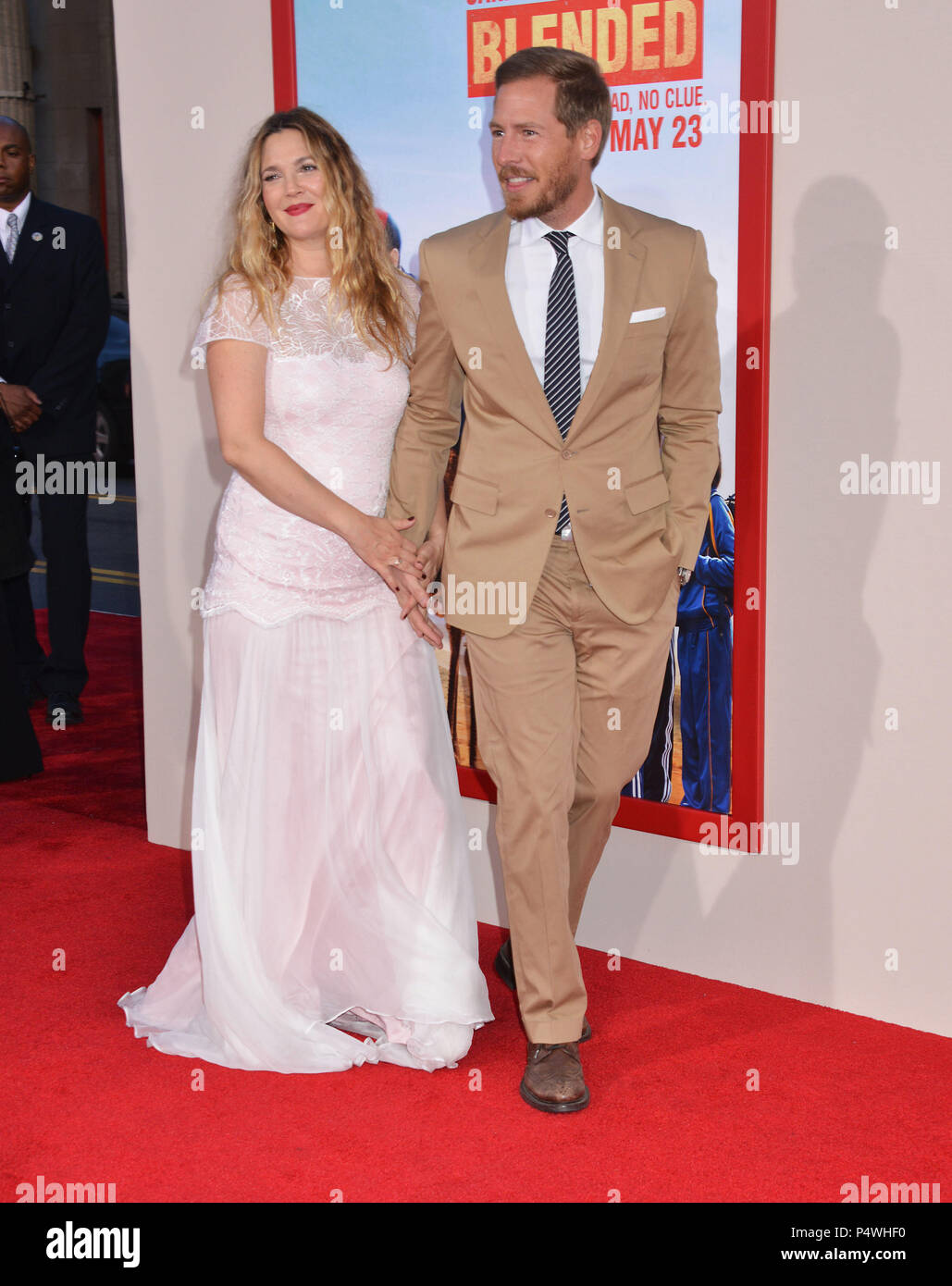 Drew Barrymore, Will Kopelman at the Blended Premiere at the Chinese Theatre in Los Angeles.Drew Barrymore, Will Kopelman 137 ------------- Red Carpet Event, Vertical, USA, Film Industry, Celebrities,  Photography, Bestof, Arts Culture and Entertainment, Topix Celebrities fashion /  Vertical, Best of, Event in Hollywood Life - California,  Red Carpet and backstage, USA, Film Industry, Celebrities,  movie celebrities, TV celebrities, Music celebrities, Photography, Bestof, Arts Culture and Entertainment,  Topix, vertical,  family from from the year , 2014, inquiry tsuni@Gamma-USA.com Husband an Stock Photo