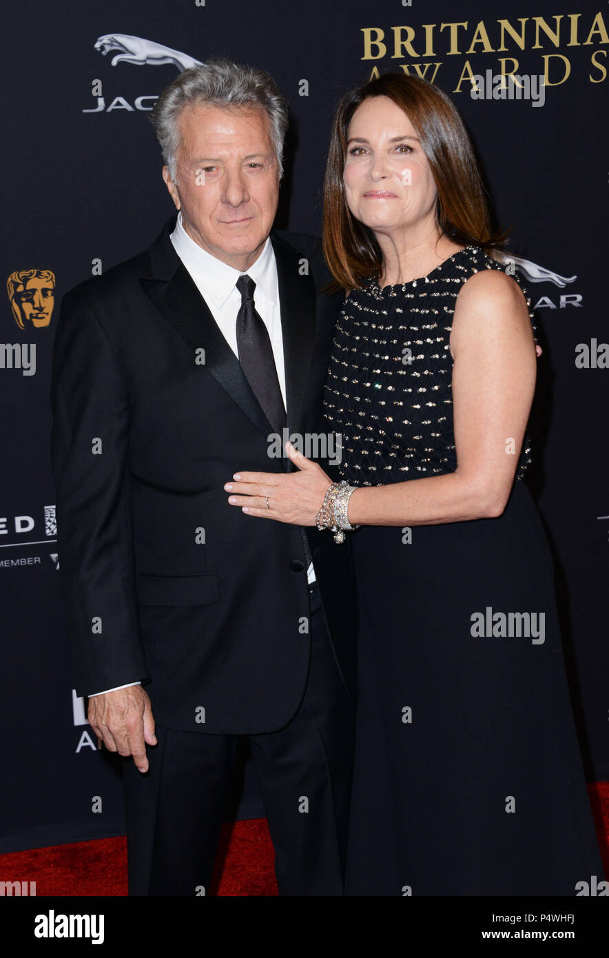 Dustin Hoffman and wife Lisa at the 2014 BAFTA Los Angeles Jaguar