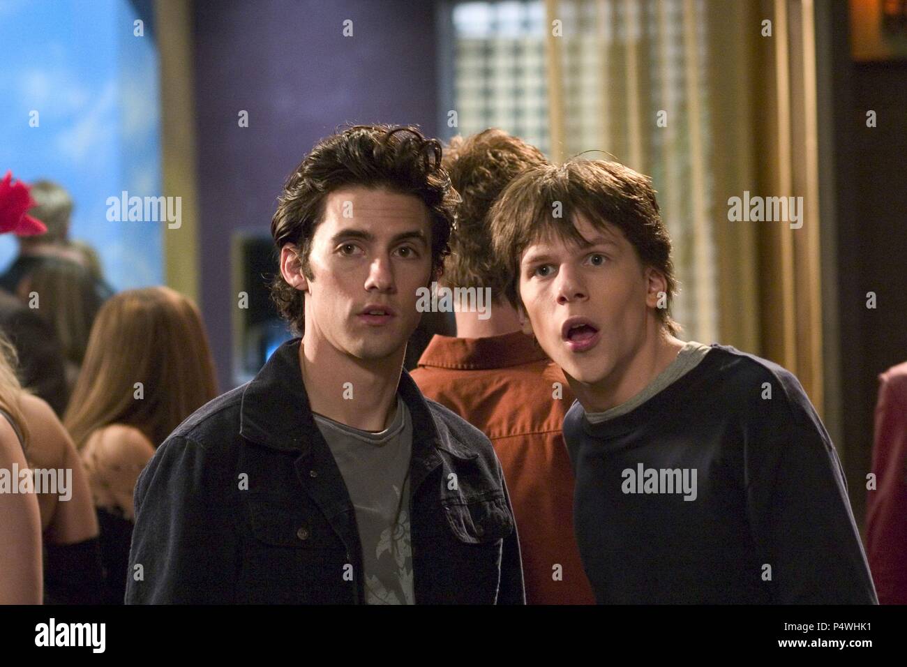 Milo ventimiglia jesse eisenberg cursed hires stock photography and