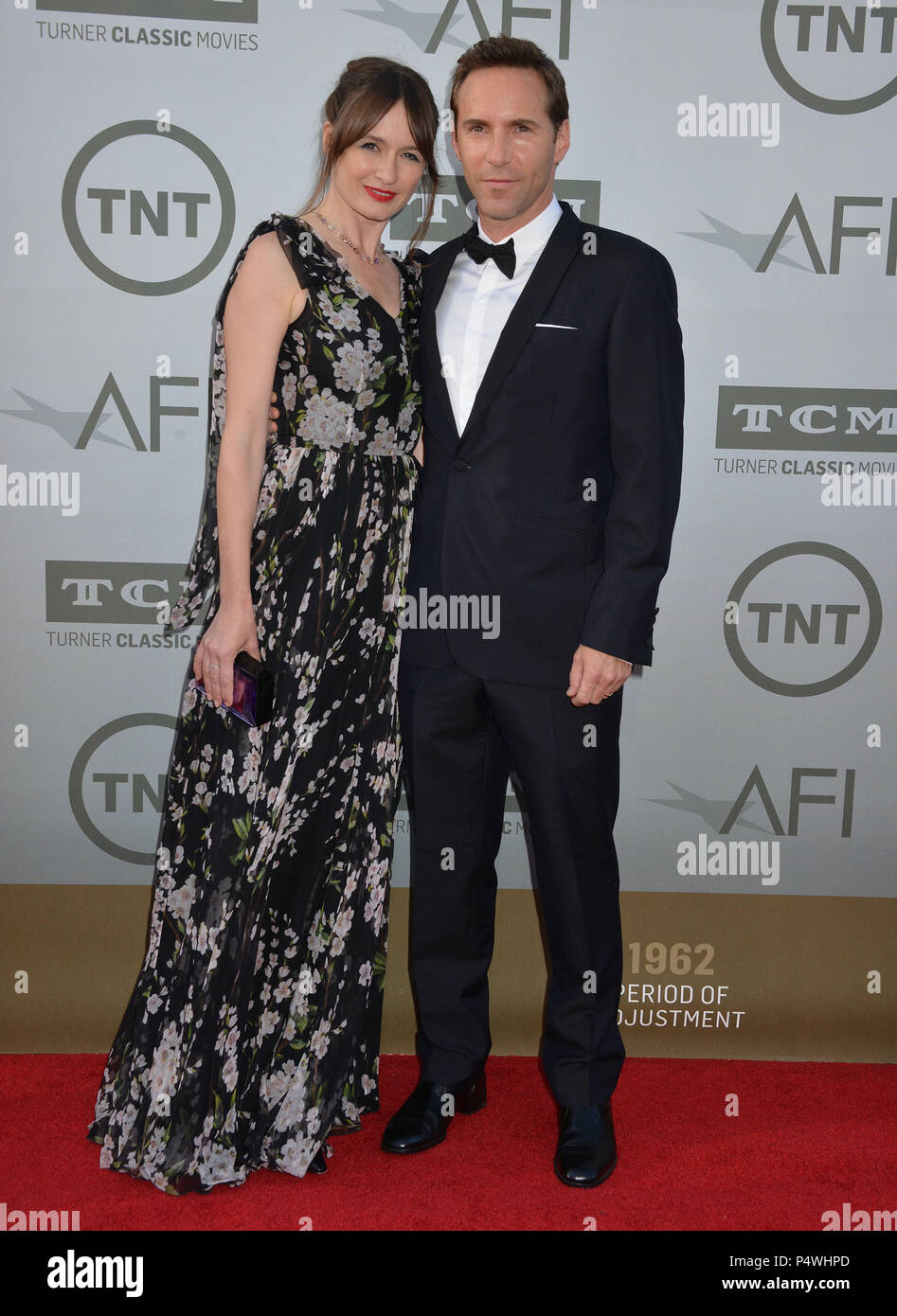 Emily mortimer and alessandro nivola 187 red carpet event hi-res stock