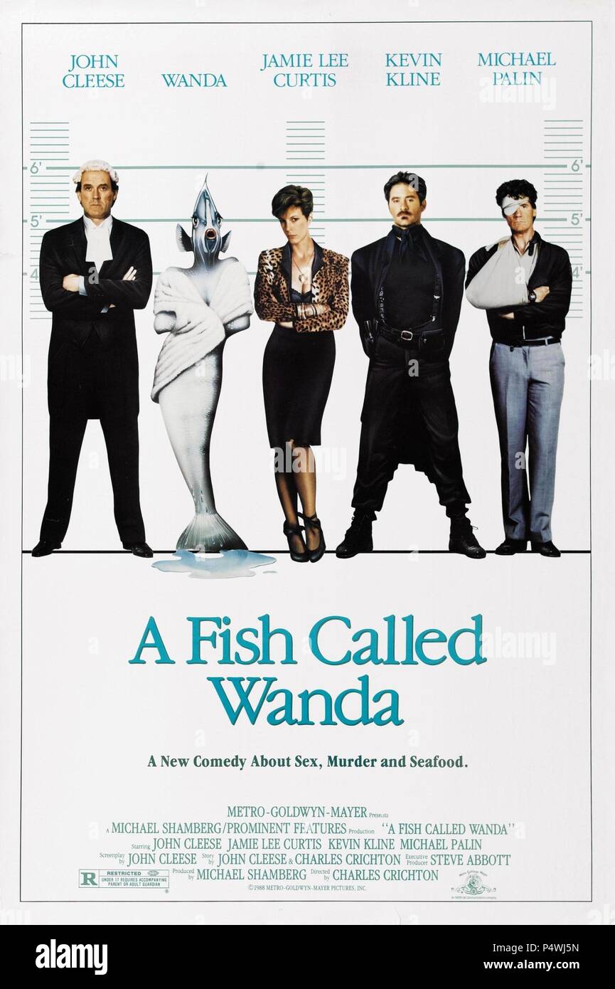 Original Film Title: A FISH CALLED WANDA.  English Title: A FISH CALLED WANDA.  Film Director: CHARLES CRICHTON.  Year: 1988. Credit: Metro-Goldwyn-Mayer (MGM) / Album Stock Photo